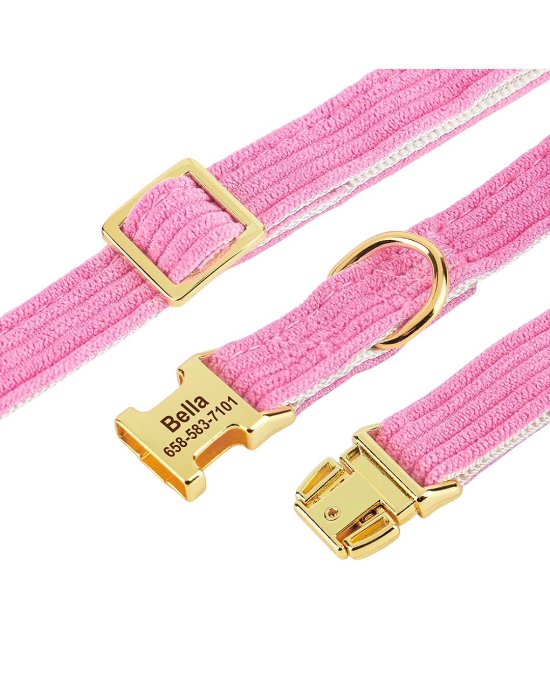 Riley - Samt Halsband Personalisierbar