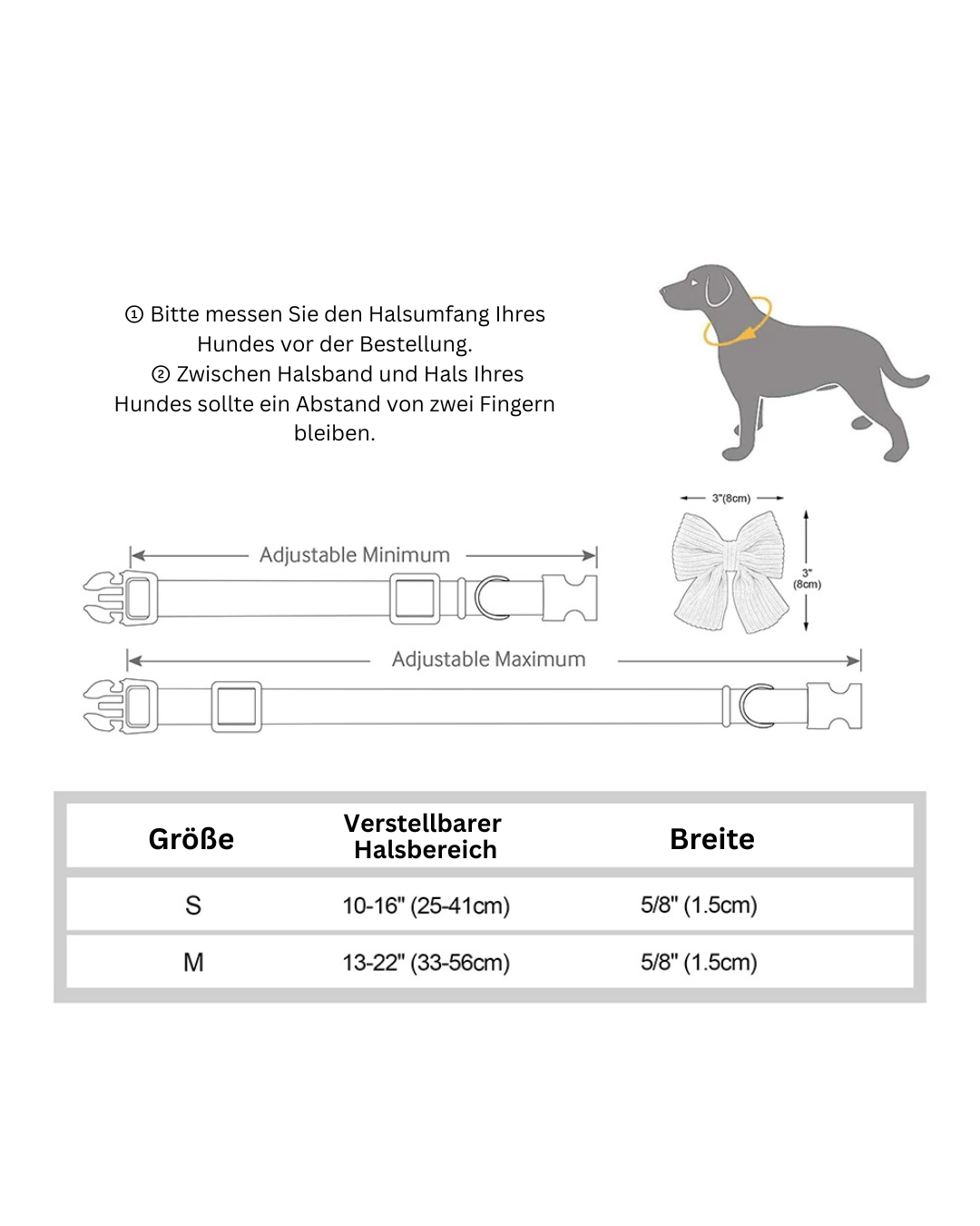 Riley - Samt Halsband Personalisierbar