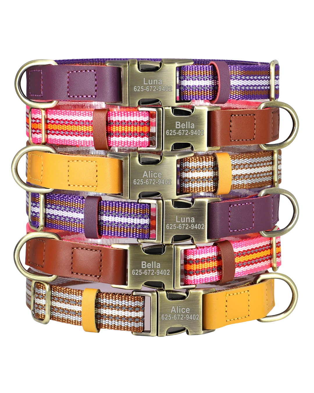 Poppy - Nylon Halband Personalisiert
