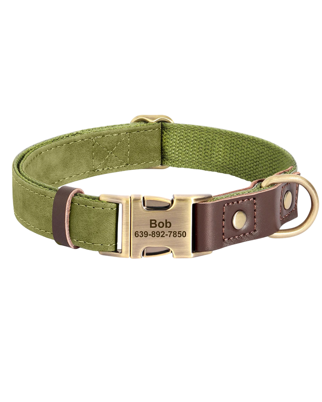 Sky - Hundehalsband Lederoptik Personalisiert