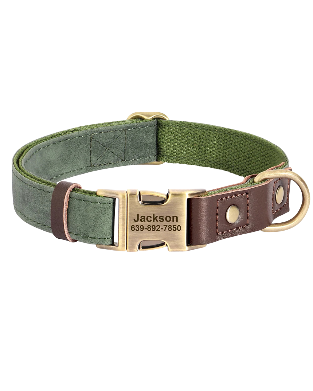 Sky - Hundehalsband Lederoptik Personalisiert