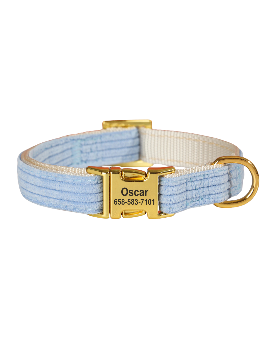 Riley - Samt Halsband Personalisierbar