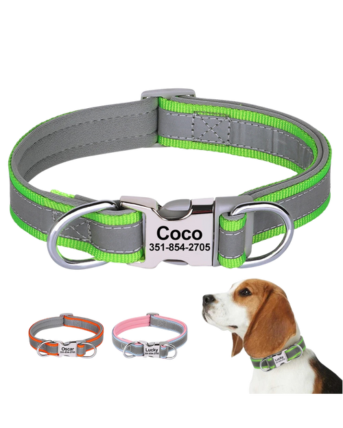 Nino - Reflektierendes Halsband Personalisiert