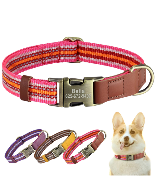 Poppy - Nylon Halband Personalisiert